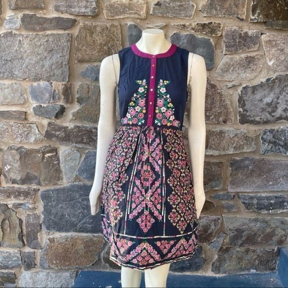NEW Modcloth Conversation Masterpiece A-line Dress Size 1X - Picture 2 of 8